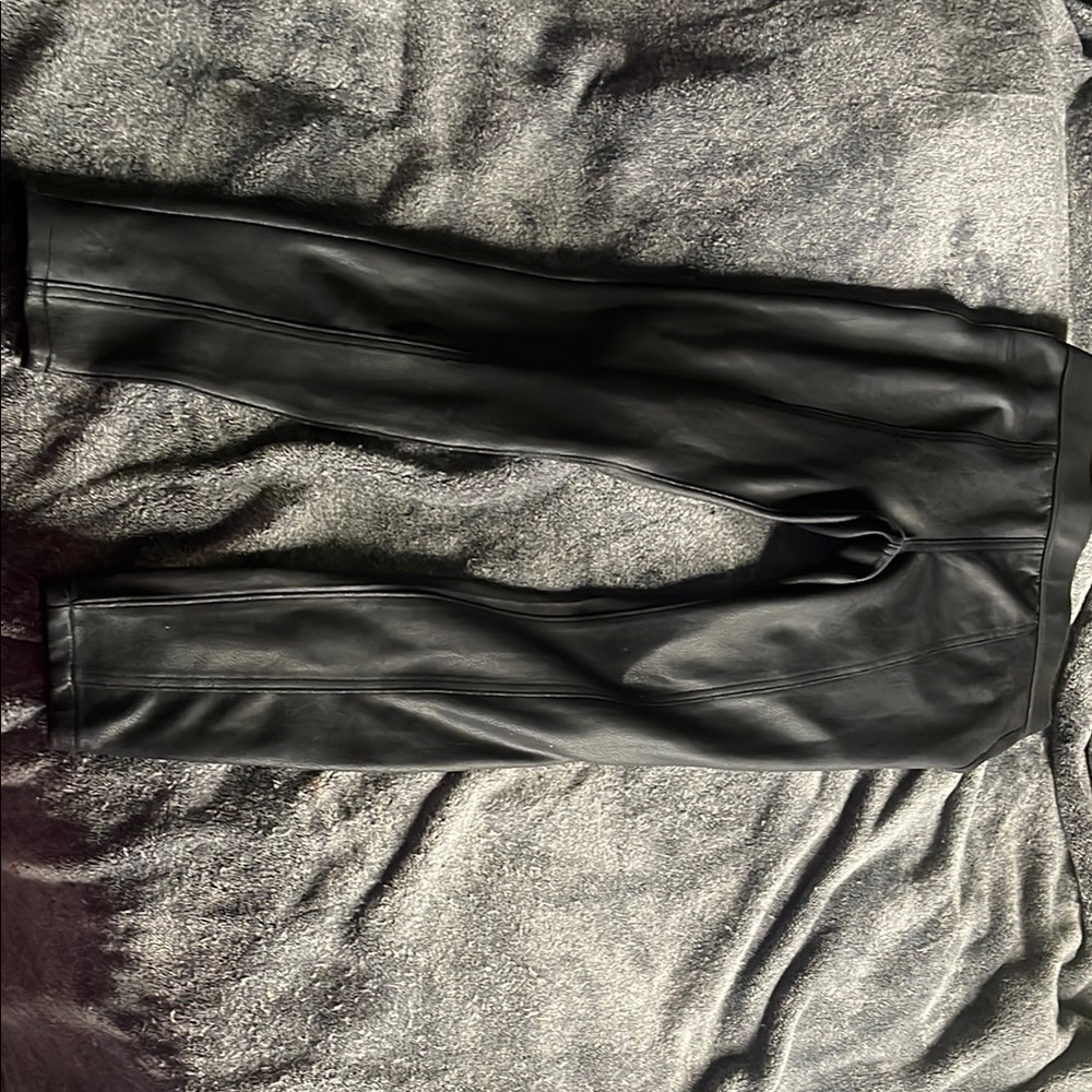 Target Black Faux Leather Leggings